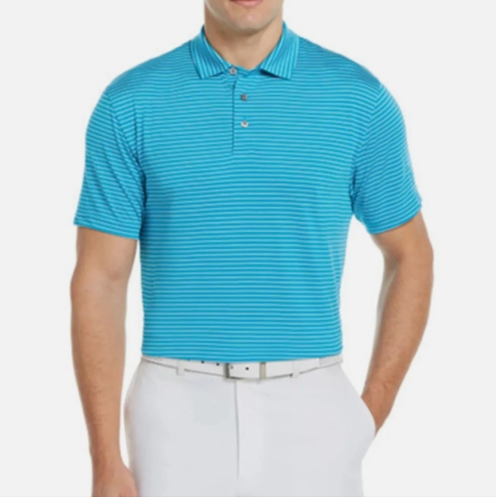PGA blue danube golf shirt